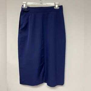 Tahari, straight skirt, navy, 10